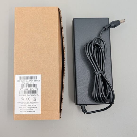 Genuine Cisco MA-PWR-90WAC 640-47010 54V AC Power Adapter For Meraki MX65 MX65W - Picture 1 of 1